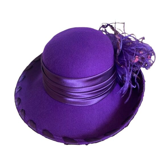 Something Special Purple Wool Hat